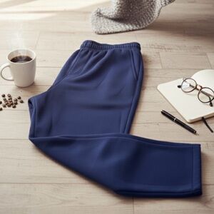 Smart Blanks Premium Heavyweight Sweatpants - Navy Blue - Size S (9oz)